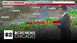 Some storms in Chicago Monday night, severe weather concern for early Tuesday