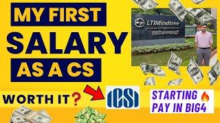 My First Salary as CS |Company Secretary Salary in India | CS Scope