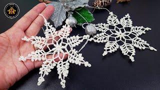 Cum să croșetezi un ornament de Crăciun – Steluță handmade pentru brad