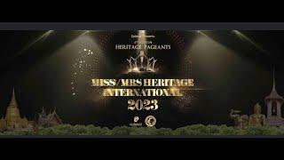Miss and Mrs Heritage International 2023
