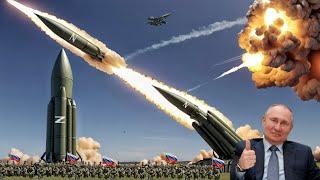 Just Now! Russia fired a giant stealth missile to destroy a NATO military compound