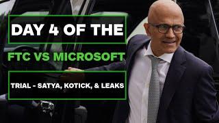 Day 4 of The FTC vs Microsoft Trial Saw Satya, Kotick, & Leaked Documents