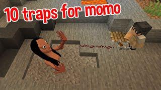 Real 10 traps for momo im Minecraft