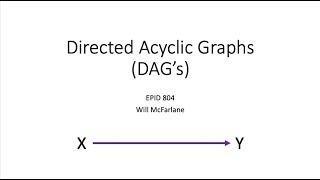 Directed Acyclic Graphs (DAGs)