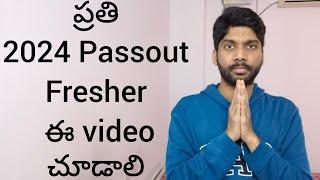 My Dear 2024 Passouts Freshers (Telugu)