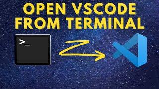 How to Open VS Code from your Terminal/Command Line (Very Easy)