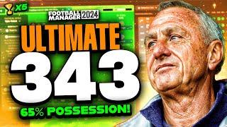 Cruyff's ULTIMATE FM24 Tactics! | 65% Possession | Quintuple Winning