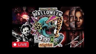 WE LIVE AT Halloween Horror Nights Hollywood - Monica’s First Time EVER!