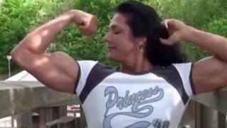 Incredible biceps girl | athletic girl with huge biceps