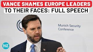 Full Speech: JD Vance Shames Europe Leaders To Their Faces, Leaves Room Stunned| Munich| USA| Trump