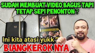 CHANNEL YOUTUBE RUSAK  ATAU MAKIN SEPI PENONTON AYO KITA PRAKTEK MEMPERBAIKI