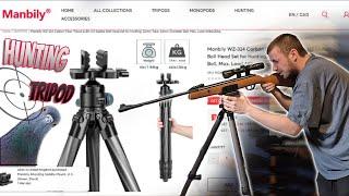 Manbily WZ-324PA Hunting Tripod & BH-U3 Clamping Head - First Impressions & Overview!