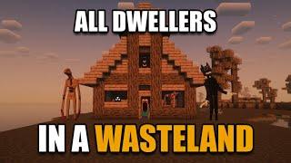 I added EVERY Dweller to a Wasteland in Minecraft [Surviving ALL of Minecraft's DWELLERS]