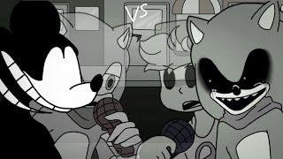 boyfriend ghost sonic exe vs sonic and mickey mouse-smile ( friday night funkin ) season 2 episode 4