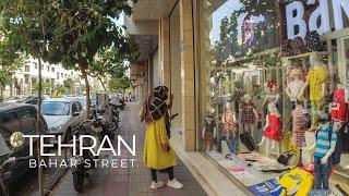 TEHRAN 2021 - Walking on Bahar Street on a Rainy Summer Day