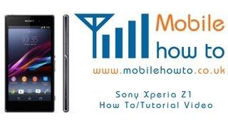 How To Change Message Settings - Sony Xperia Z1