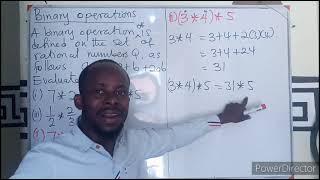 Introduction to Binary Operations