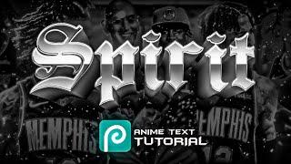 Photopea Tutorial:  How To Make The *EASIEST* 3D ANIME Text