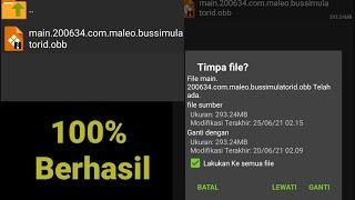 Cara pasang obb bussid v3.6 100% berhasil | obb bussid