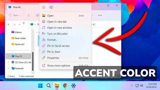 How to Enable Accent Color for File Explorer in Windows 11