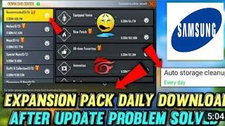 Free fire expansion pack delete problem in Samsung/free fire costume pack delete problem in Samsung