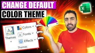 Create and Apply your Own Default Theme in Excel (e.g. Colors & Fonts)