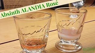 Absinth ALANDIA Rosé: Rosa Absinth mit Hibiskus