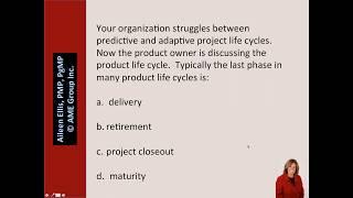 PMP® Exam -Product Life Cycle with Aileen Ellis, PMP, PgMP