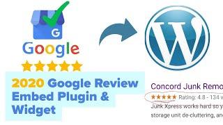 Embed Google Reviews Wordpress Plugin 2020: BEST Google Reviews Widget