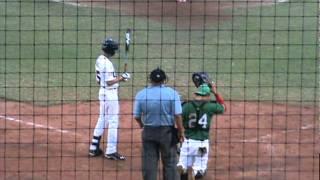 USA Baseball - Tyler Halas 2011 National 14U Team Member Hitting Home Run Against Mexico