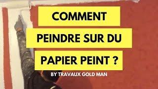 Comment peindre sur du papier peint #peindre #papierpeint