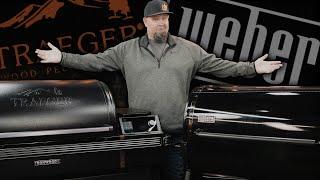 TRAEGER VS WEBER Which Pellet Grill Is Better? | NEW Traeger Ironwood Vs Weber Stealth