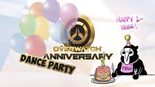  Overwatch Anniversary Dance Party || Ивент Годовщина и Танцы 