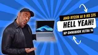 HP OmniBook Ultra 14 (2024) REVIEW - Ryzen AI 9 HX 375 + Radeon 890M!