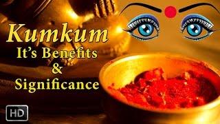 Kumkum/Tilak - Scientific Facts Behind Applying Kumkum On The Forehead