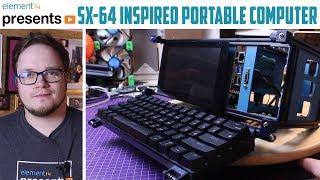 Raspberry Pi 4 SX-64 Inspired Portable Computer