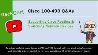 [2020] Latest Cisco 100-490 exam questions and answers and exam discount codes