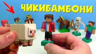 ЧИКИБАМБОНИ и КОМПОТ - Майнкрафт из пластилина | Minecraft