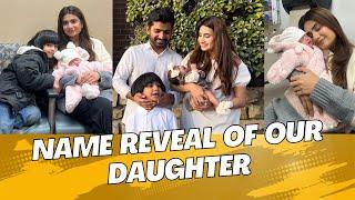 NAME REVEAL OF OUR DAUGHTER   & HER FIRST DOCTOR VISIT | SidraMehran vlogs