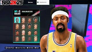 Wilt Chamberlin Face Creation NBA 2K25! How To Make Wilt Chamberlin