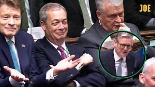 MPs openly laugh at Nigel Farage for losing Elon Musk endorsement at PMQs