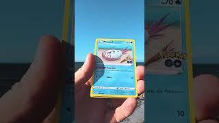 Pokemon Go Cards Opening by the OCEAN 