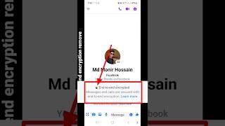 End to end encrypted in messenger #endtoendencrypted
