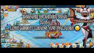 K464 Low Might leads wonder War- Lords mobile- insane wonder war #wonderwars #lordsmobile