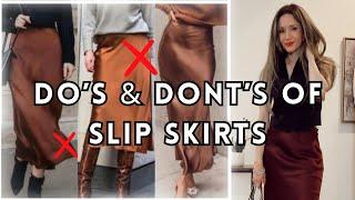 How To A Style Slip Skirt - 2025 Wearable Fashion Trends