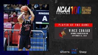 Player of the Game - Vince Cuajao vs. Benilde | NCAA Season 100