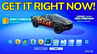 Get The CYBERTRUCK Right Now! (FORTNITE XP GLITCH)