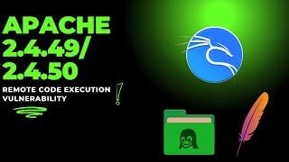 Detect and exploit apache remote code RCE vulnerability using kali linux  apache 2.4.49 & 2.4.50