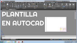 Plantilla en Autocad - Autocad paso a paso