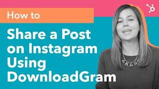 How to Share a Post on Instagram using DownloadGram